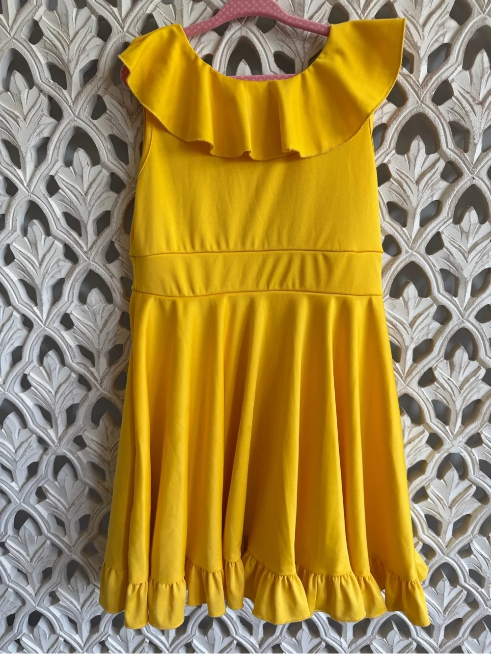 Little Adventures Belle Princess Dress Costume Size 6 Yellow Rose